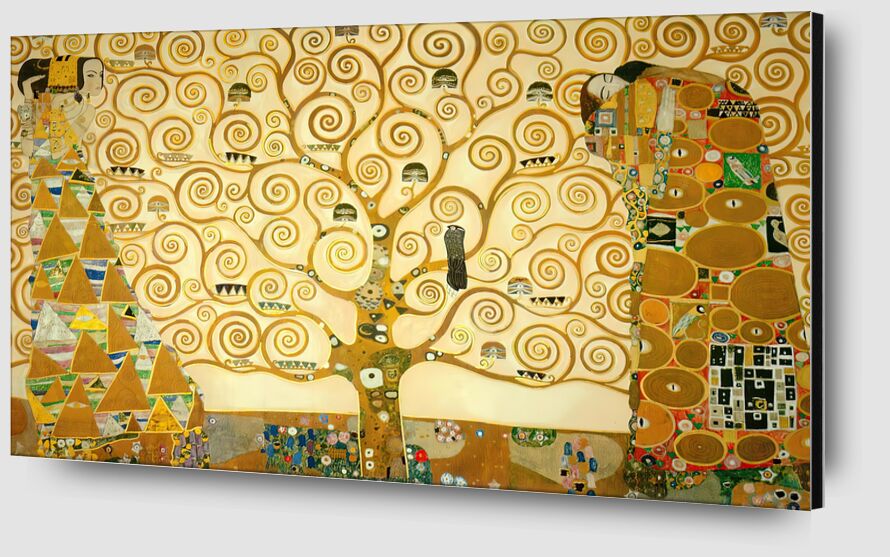 Détail de "La frise de Stoclet" - Gustav Klimt de AUX BEAUX-ARTS Zoom Alu Dibond Image