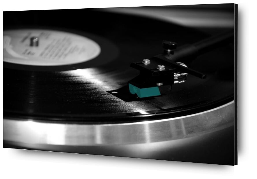 La tête du vinyle de Aliss ART, Prodi Art, vinyle, La technologie, record, enregistrement de phonographe, à l'intérieur, gros plan, noir