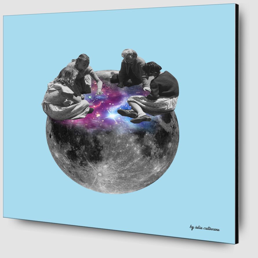 On the moon de IULIA CATINEANU Zoom Alu Dibond Image