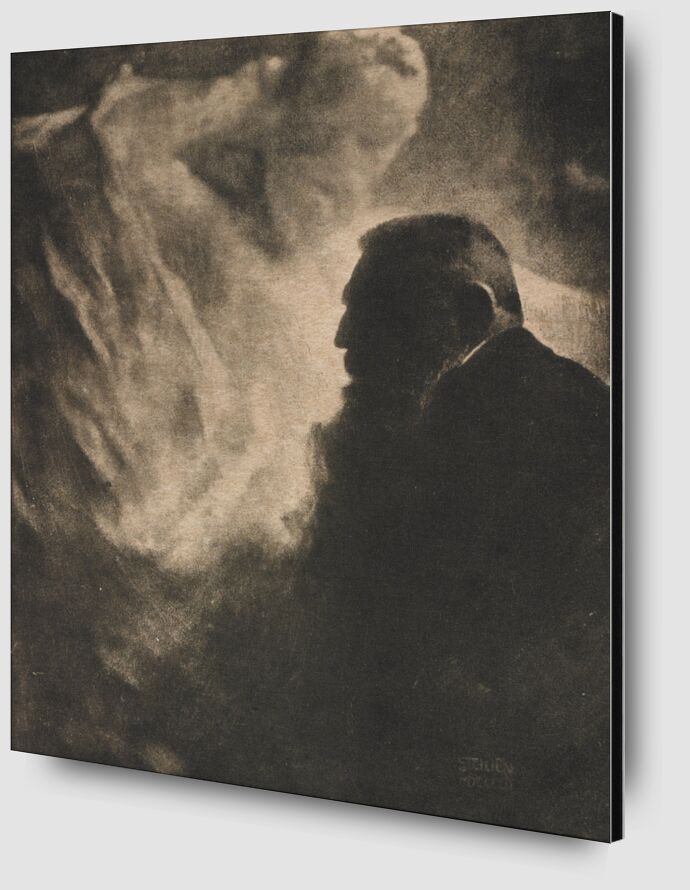 Portrait de Rodin. Photogravure dans Camera Work - Edward Steichen 1902 de AUX BEAUX-ARTS Zoom Alu Dibond Image