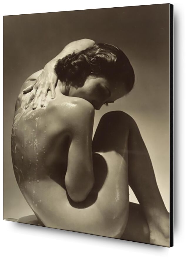 Le dos - Edward Steichen 1923 de AUX BEAUX-ARTS, Prodi Art, douche, savon, Edward Steichen, femme, deux, nu