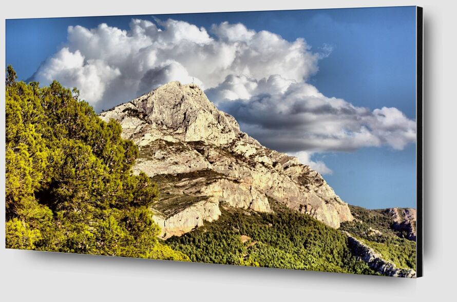 Montagne de la Sainte Victoire de Frédéric Traversari Zoom Alu Dibond Image