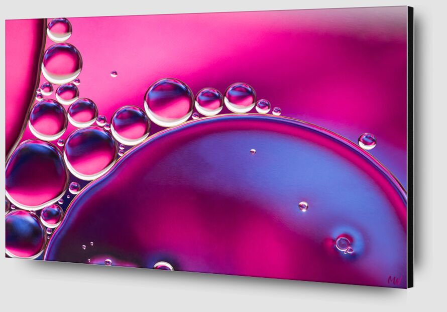 Oily bubbles #6 from Mickaël Weber Zoom Alu Dibond Image