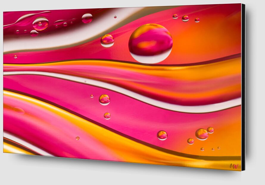 Oily bubbles #7 from Mickaël Weber Zoom Alu Dibond Image