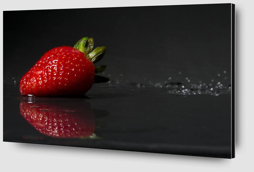 La fraise de Pierre Gaultier Zoom Alu Dibond Image