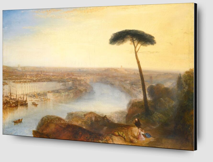 Rome, vue de l'Aventin - WILLIAM TURNER 1835 de AUX BEAUX-ARTS Zoom Alu Dibond Image