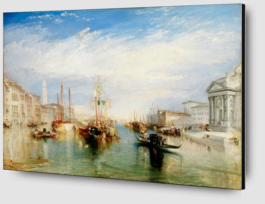 Le Grand Canal, Venise - WILLIAM TURNER 1835 de AUX BEAUX-ARTS Zoom Alu Dibond Image