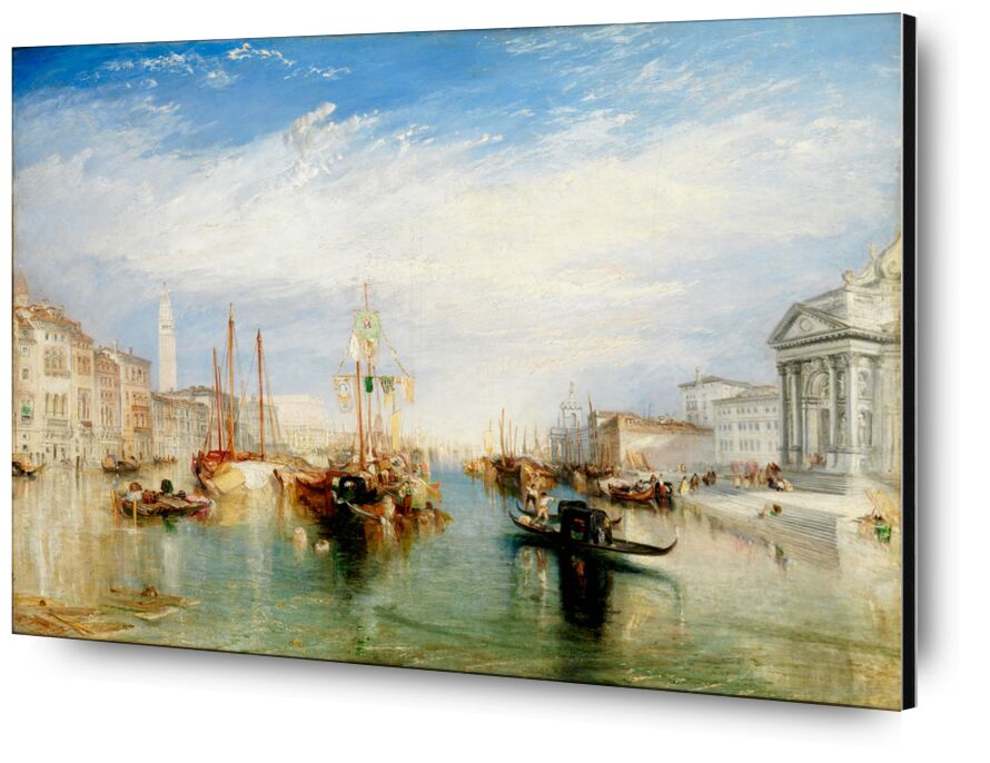 Venice, from the Porch of Madonna della Salute 1835 from Fine Art, Prodi Art, venice, italy, sky, blue, clouds, WILLIAM TURNER, painting, grand canal