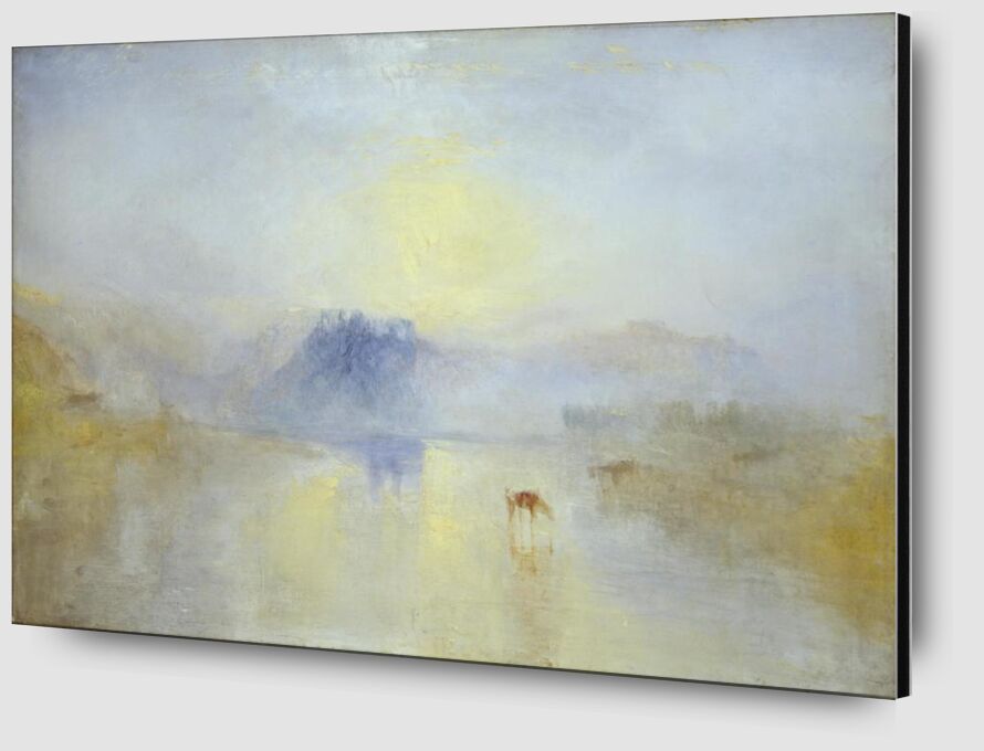 Norham Castle, Sunrise - WILLIAM TURNER 1845 from Fine Art Zoom Alu Dibond Image