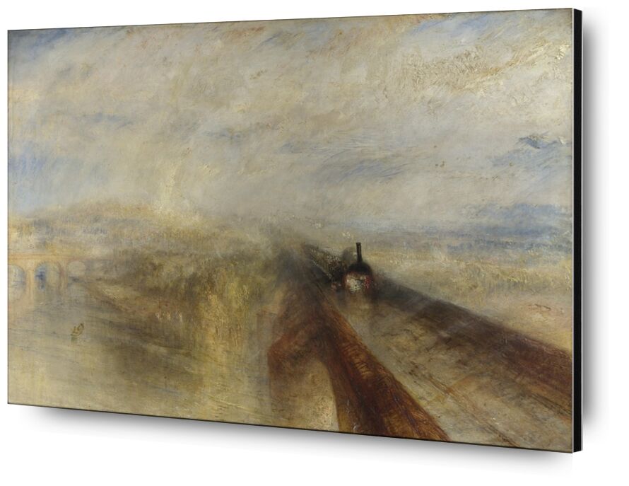 Rain, Steam and Speed – The Great Western Railway 1844 desde Bellas artes, Prodi Art, Oeste, vapor, pintura, WILLIAM TURNER, ferrocarril, velocidad, lluvia