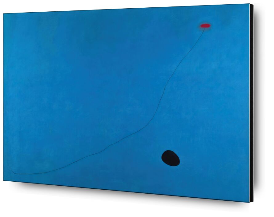 Azul III desde Bellas artes, Prodi Art, Joan Miró, Miro, infinito, pico, rojo, azul, pintura