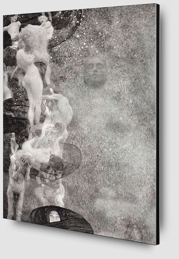 The philosophy - Klimt desde Bellas artes Zoom Alu Dibond Image