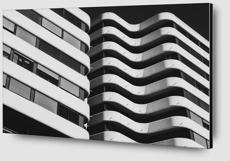 Les immeubles de Meriadeck de Adrien Guionie Zoom Alu Dibond Image