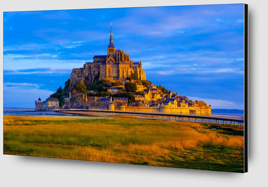 Le Mont Saint Michel de Adrien Guionie Zoom Alu Dibond Image