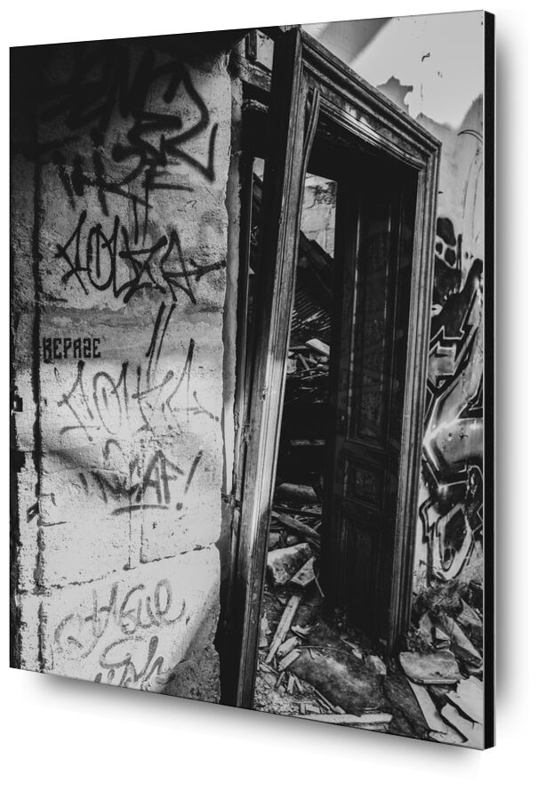 Porte de Adrien Guionie, Prodi Art, lieu abandonné, porte, Urbex, Mots clés