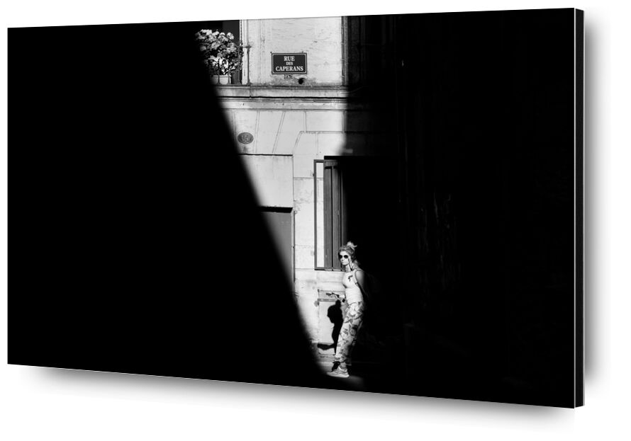 Rue des Caperans de Adrien Guionie, Prodi Art, photo de rue, bordeaux, noir et blanc, rue, rue, lumière, ombre et lumière