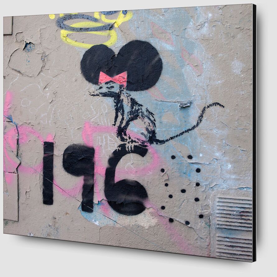 May 1968, The Rat - Banksy from Fine Art Zoom Alu Dibond Image