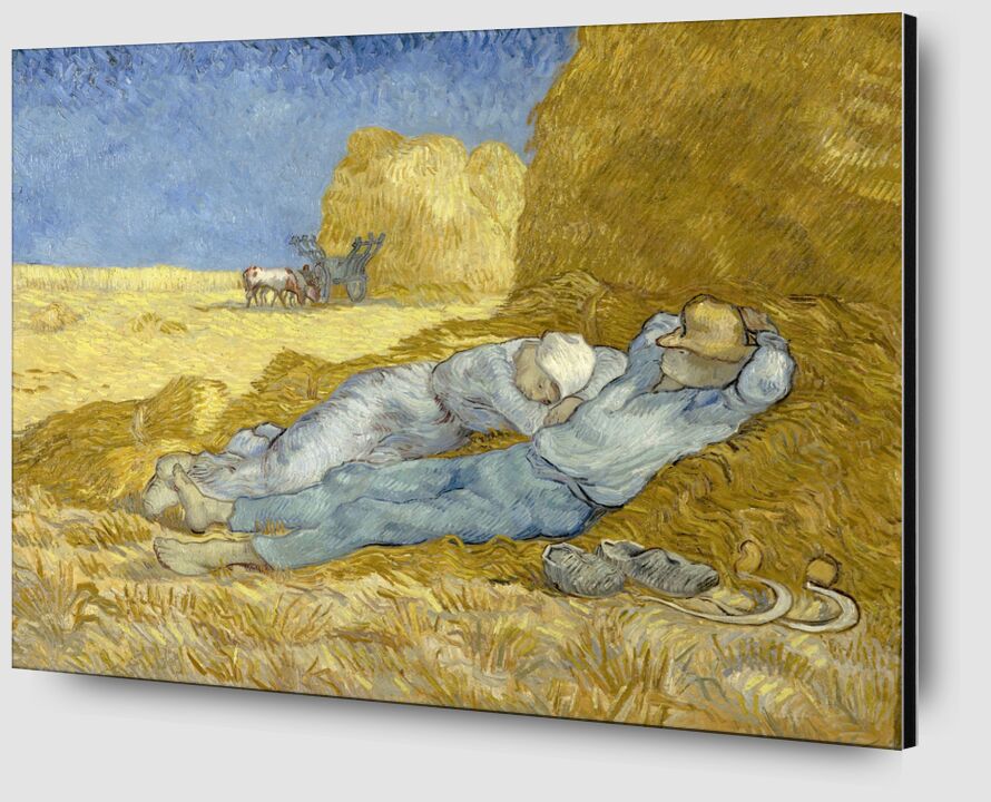 The siesta (After millet) - Van Gogh from Fine Art Zoom Alu Dibond Image