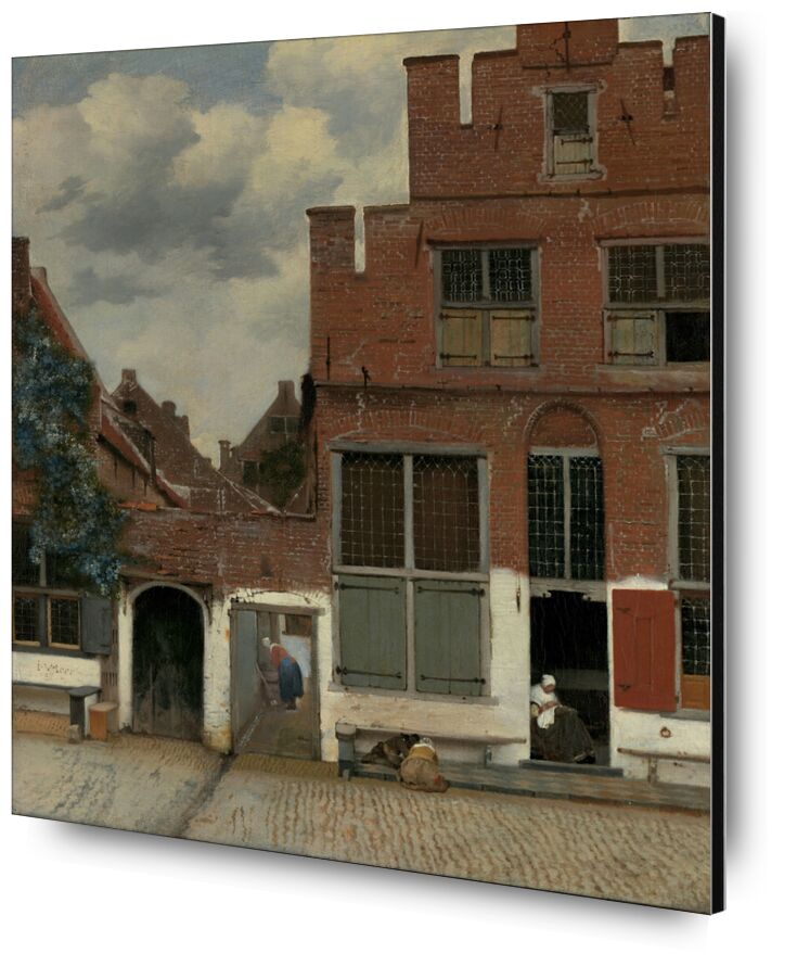 The Little Street - Vermeer from Fine Art, Prodi Art, Hollande, street, Johannes Vermeer, Vermeer