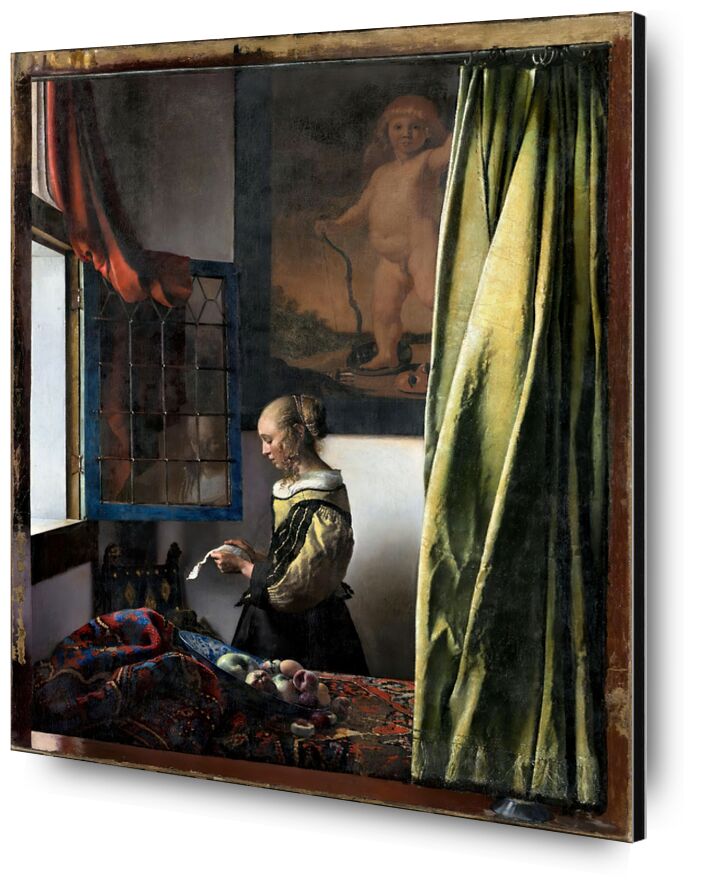 Muchacha Leyendo una Carta desde Bellas artes, Prodi Art, Vermeer, Johannes Vermeer, mujer, leyendo