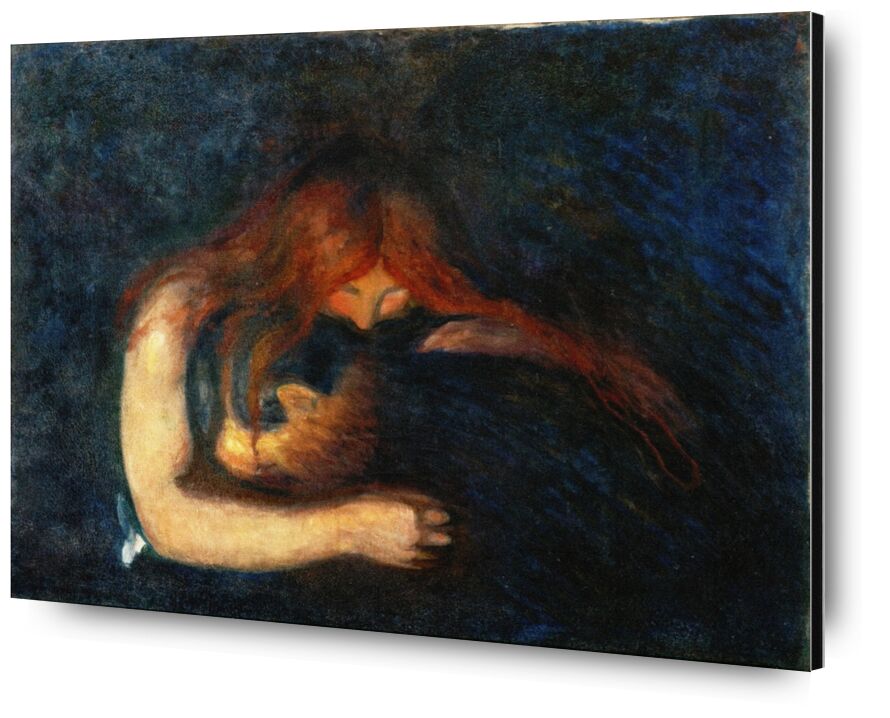 Vampire - Edvard Munch from Fine Art, Prodi Art, Edvard Munch, couple, kiss, woman, man, vampire, munch
