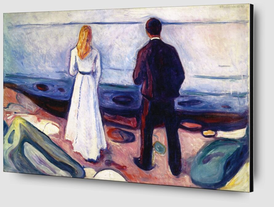 The Lonely Ones - Edvard Munch from Fine Art Zoom Alu Dibond Image