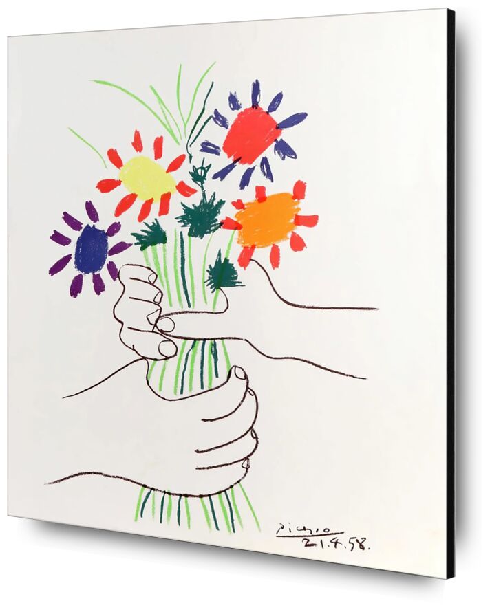 Bouquet of Peace - 1958 from Fine Art, Prodi Art, bunch, flower, PABLO PICASSO, picasso, peace