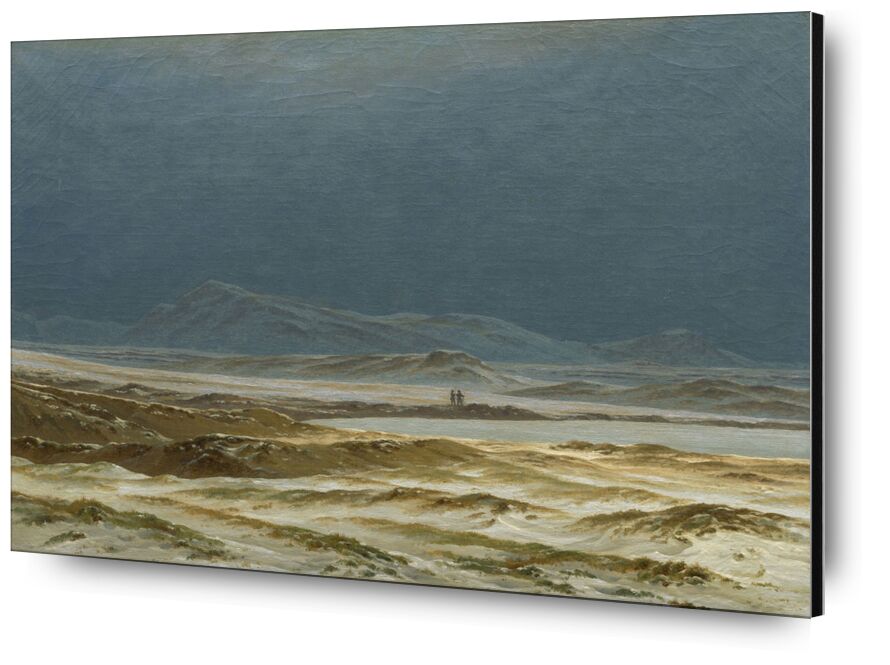 Northern Landscape, Spring - Caspar David Friedrich from Fine Art, Prodi Art, sky, valley, landscape, mountains, Caspar David Friedrich, Friedrich