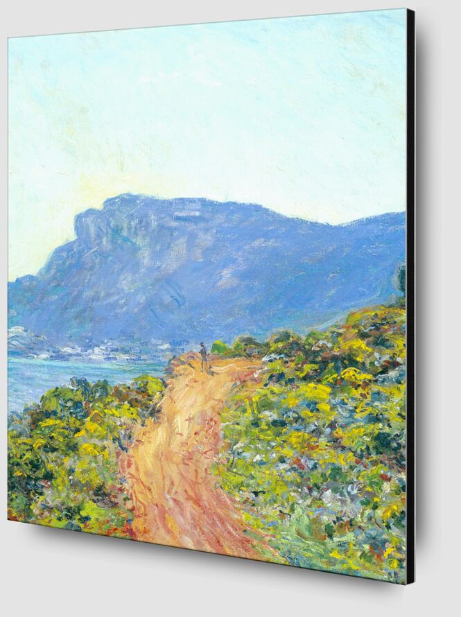 La Corniche near Monaco - Details - Claude Monet from Fine Art Zoom Alu Dibond Image