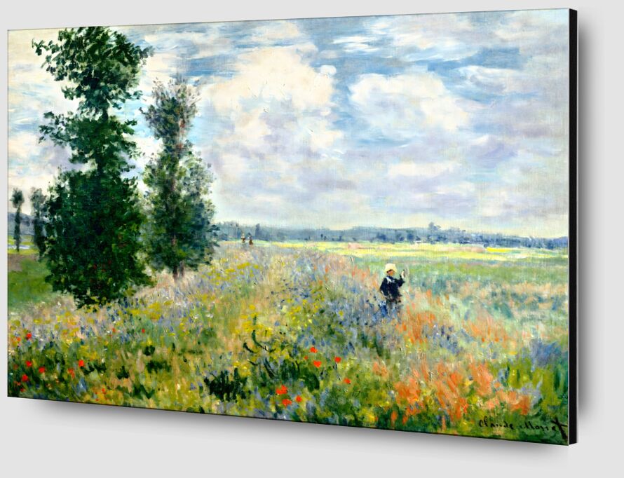 Poppy Fields near Argenteuil desde Bellas artes Zoom Alu Dibond Image