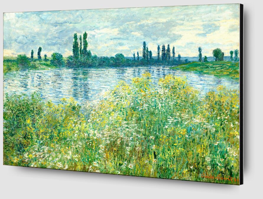 Banks of the Seine, Vetheuil  - Claude Monet from Fine Art Zoom Alu Dibond Image