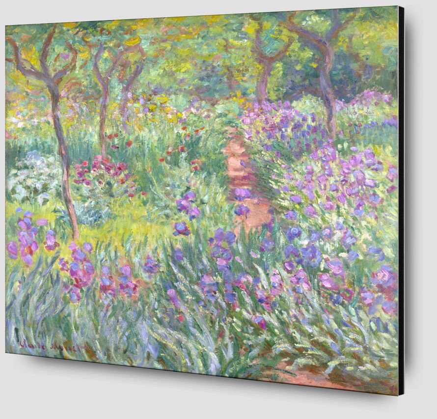 The Artist’s Garden in Giverny from Fine Art Zoom Alu Dibond Image