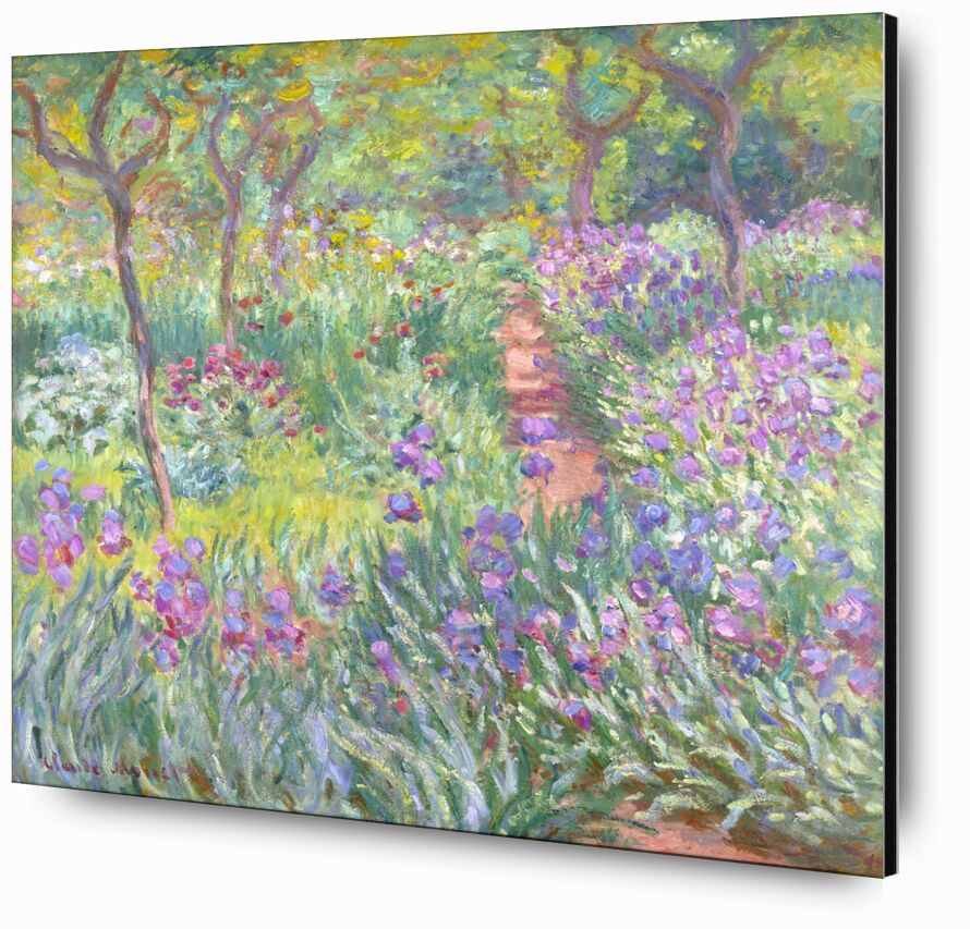 The Artist’s Garden in Giverny - Claude Monet from Fine Art, Prodi Art, forest, flowers, garden, CLAUDE MONET, monet, paradise, path
