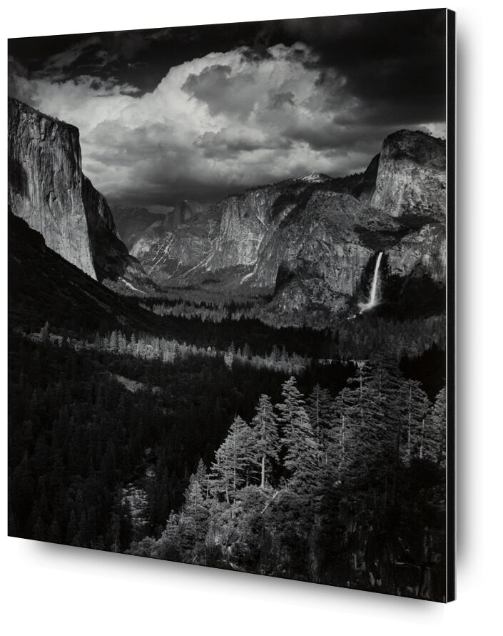 Thunderstorm, Yosemite Valley, California, 1945 - Ansel Adams from Fine Art, Prodi Art, ANSEL ADAMS, adams, thunderstorm, mountains, valley, clouds, wood, fir trees