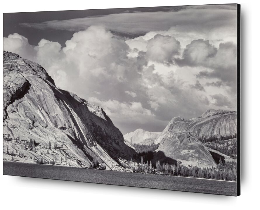 Lake Tenaya, Yosemite National Park, California, 1946 - Ansel Adams from Fine Art, Prodi Art, black-and-white, clouds, mountains, valley, park, adams, ANSEL ADAMS