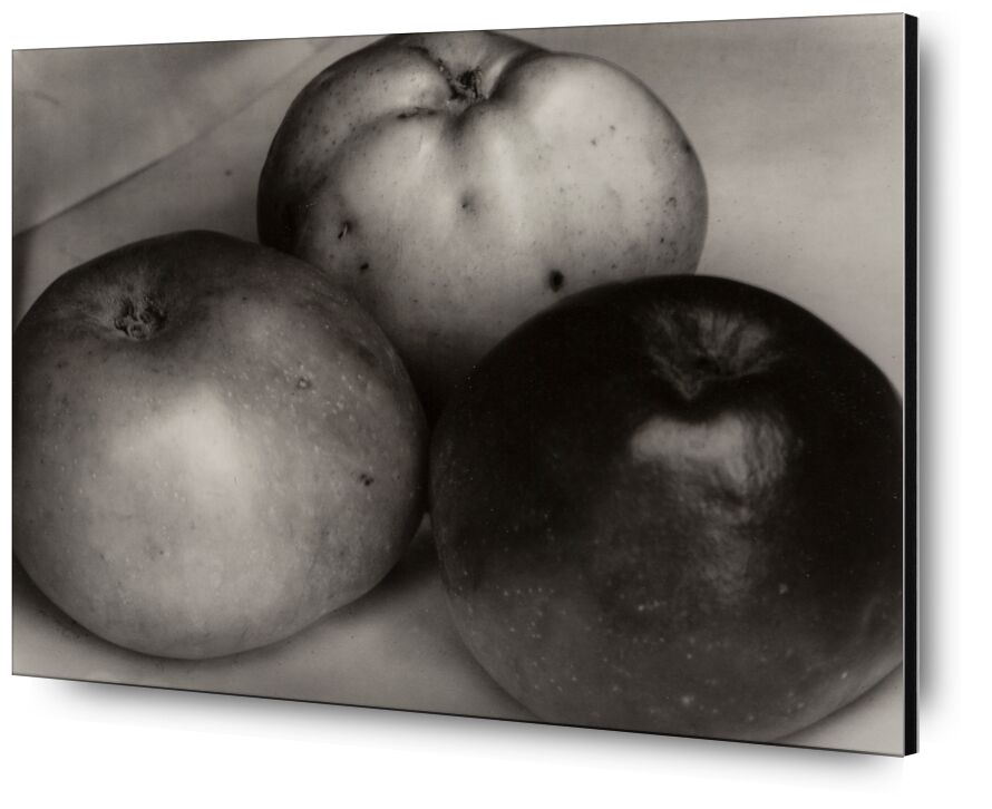 Three Apples, France, circa 1921 desde Bellas artes, Prodi Art, Steichen, Edward Steichen, macro, blanco y negro, manzanas