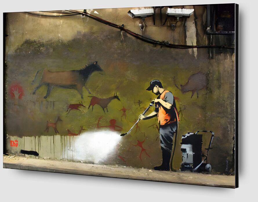 Cave Painting - Banksy from Fine Art Zoom Alu Dibond Image