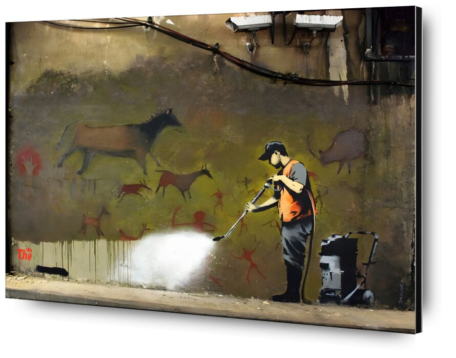 Cave Painting - Banksy from Fine Art, Prodi Art, banksy, painting, cave, street, street photo, graffiti