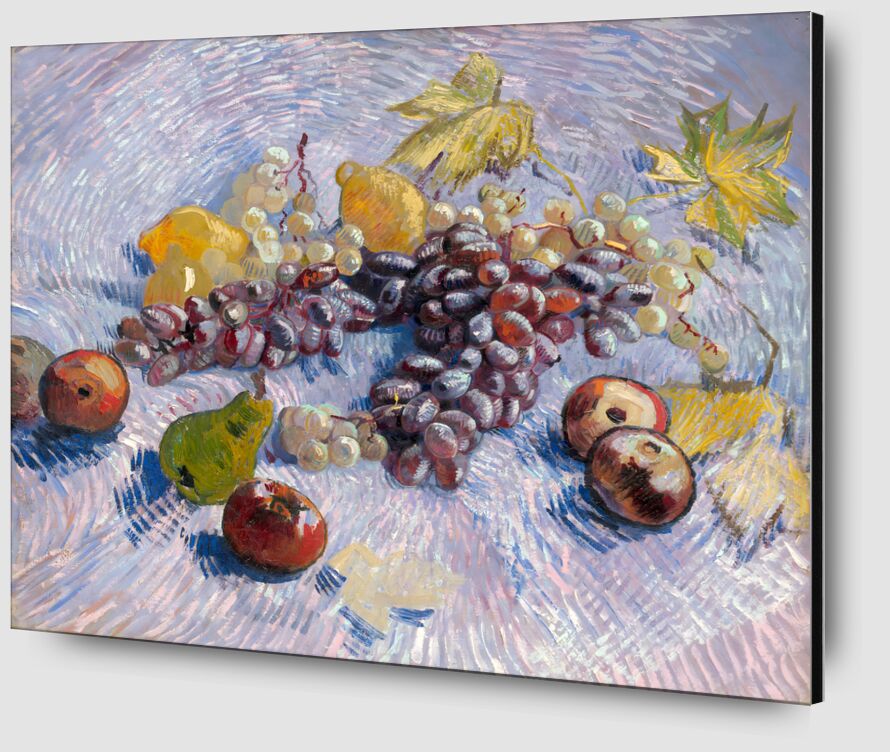 Grapes, Lemons, Pears, and Apples desde Bellas artes Zoom Alu Dibond Image