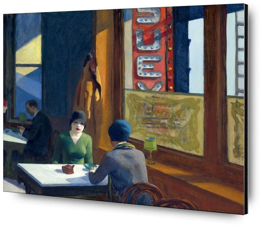 Shop Suey von Bildende Kunst, Prodi Art, Trichter, Edward Hopper, Bar, Kaffee, USA