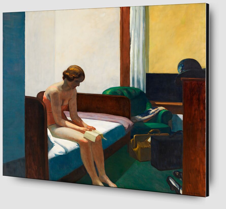 Hotel Room - Edward Hopper from Fine Art Zoom Alu Dibond Image