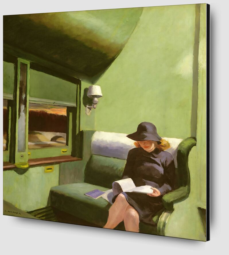 Compartment C, Car 293 - Edward Hopper from Fine Art Zoom Alu Dibond Image