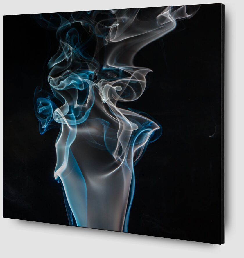Fumée digitale de Pierre Gaultier Zoom Alu Dibond Image