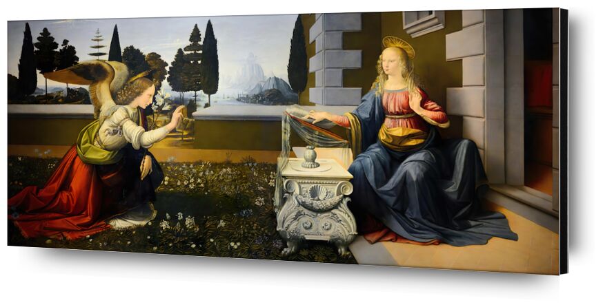 Anunciación desde Bellas artes, Prodi Art, la Virgen, Dios, Cristo, Marie, ange, Leonardo da Vinci