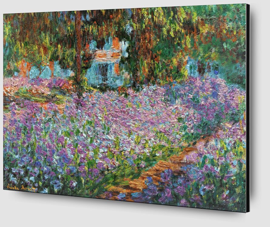 The Artist's Garden at Giverny desde Bellas artes Zoom Alu Dibond Image