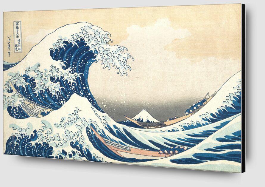 La gran ola de Kanagawa desde Bellas artes Zoom Alu Dibond Image