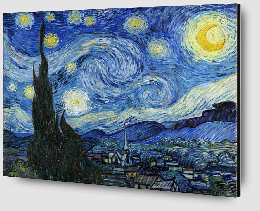 The Starry Night - 1889 desde Bellas artes Zoom Alu Dibond Image