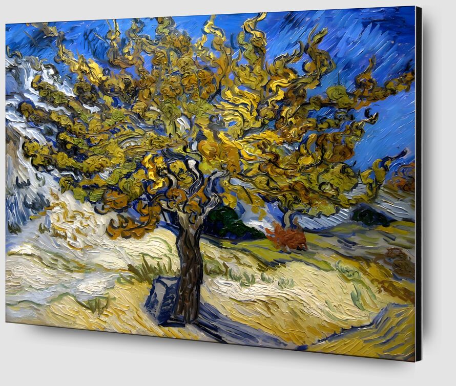 Mulberry Tree at  Saint-Rémy - 1889 desde Bellas artes Zoom Alu Dibond Image