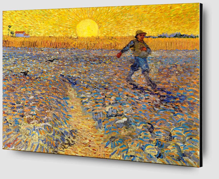 Sower at Sunset - 1888 desde Bellas artes Zoom Alu Dibond Image