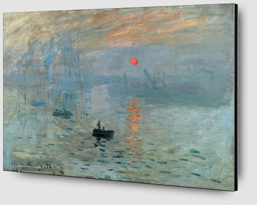 Impression, Sunrise 1872 von Bildende Kunst Zoom Alu Dibond Image